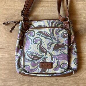 Relic Paisley Print Crossbody Bag